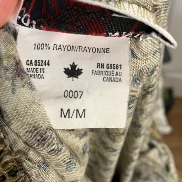 Vintage Floral Wide Leg Pants - Picture 4 of 5